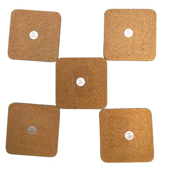 Set of 5 Pimpernel Coasters Country Lifestyle Vintage - Picture 9 of 10